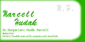 marcell hudak business card