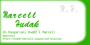 marcell hudak business card